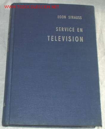 Second hand books: MANUAL DEL SERVICE DE TV A VALVULAS!