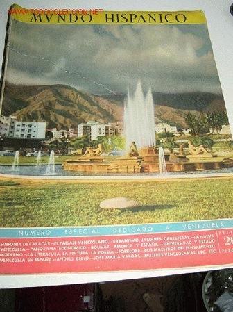 Libri di seconda mano: ANTIGUA REVISTA MUNDO HISPANICO N&ordm; 83 - 1955 - NUMERO ESPECIAL DEDICADO A VENEZUELA - 118 PAGINAS, L