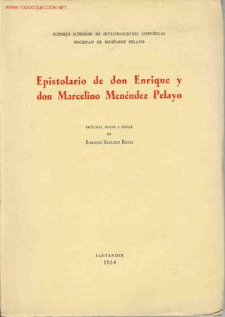 Libros de segunda mano: EPISTOLARIO, MENENDEZ PELAYO - Foto 1