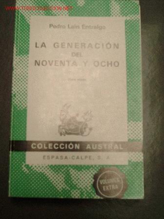 Libros de segunda mano: La Generaci&oacute;n del 98 / Pedro Lain Entralgo - Foto 1