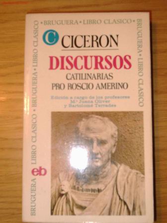 Libros de segunda mano: Discursos : Catilinarias,  Pro Roscio Amerino / Cicer&oacute;n - Foto 1