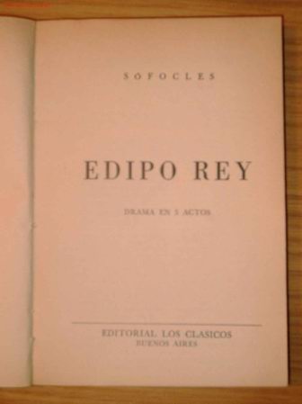 Libros de segunda mano: Edipo Rey / S&oacute;focles - Foto 1