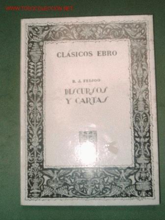 Libros de segunda mano: Discursos y Cartas  / B. J. Feijoo - Foto 1