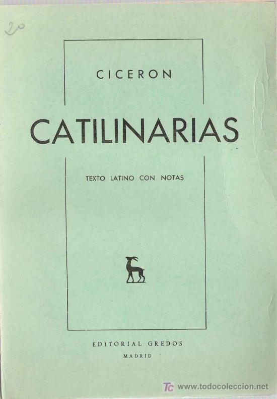 Libros de segunda mano: Catilinarias / Cicer&oacute;n. - Foto 1