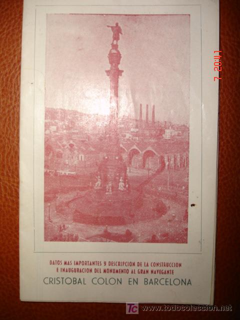 Libros de segunda mano: CRISTOBAL COLON EN BARCELONA - Foto 1