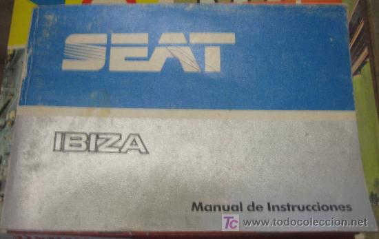 Libros de segunda mano: SEAT IBIZA, 1988, 68 p&aacute;g. - Foto 1