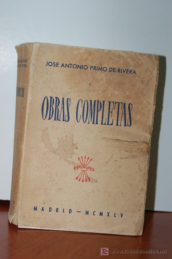 Jose antonio primo de rivera obras completas - Vendido en Subasta - 3277794