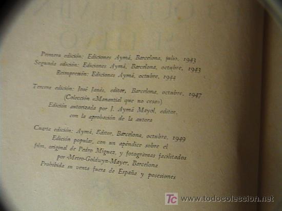 Libros de segunda mano: LO QUE EL VIENTO SE LLEVO.  A&ntilde;o 1947 - Foto 4