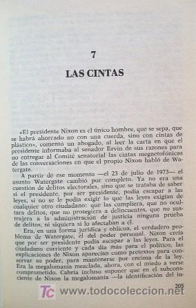 Libros de segunda mano: WATERGATE - HISTORIA DE UN ABUSO DE PODER - Primera edicion 1974 - Foto 5