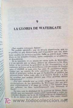 Libros de segunda mano: WATERGATE - HISTORIA DE UN ABUSO DE PODER - Primera edicion 1974 - Foto 8
