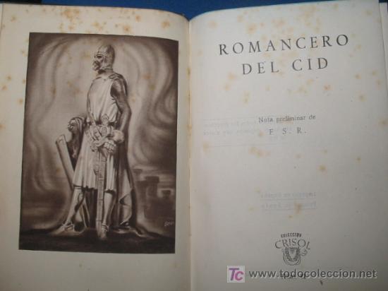 Libros de segunda mano: ROMANCERO DEL CID. Crisol n&ordm; 41. 1.944. DIFICIL - Foto 1