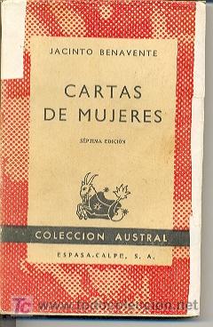 Libros de segunda mano: 27-55. Cartas de Mujeres. Jacinto Benavente - Foto 1