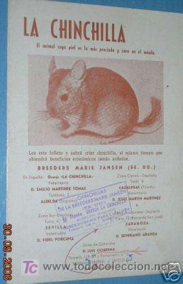 Libros de segunda mano: LA CHINCHILLA. FOLLETO COMO CRIARLAS.... - Foto 1