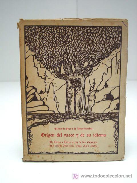 Libros de segunda mano: EL ORIGEN DEL VASCO Y DE SU IDIOMA - Foto 1
