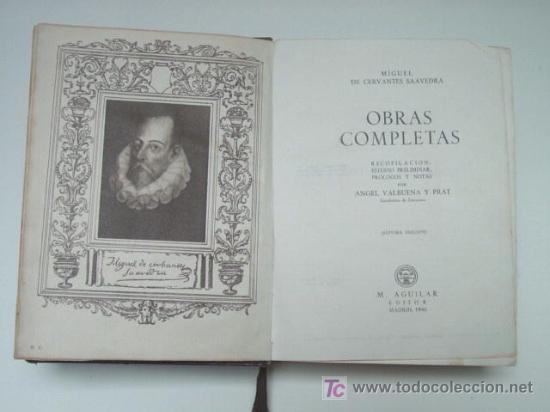 Libros de segunda mano: OBRAS COMPLETAS DE MIGUEL DE CERVANTES SAAVEDRA - Foto 2