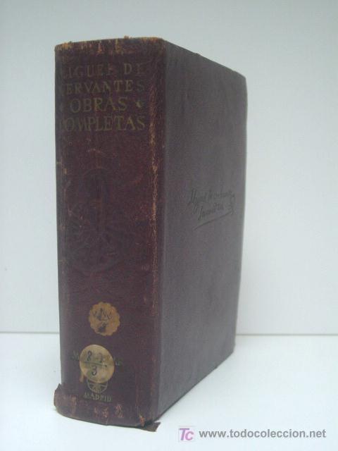 Libros de segunda mano: OBRAS COMPLETAS DE MIGUEL DE CERVANTES SAAVEDRA - Foto 3