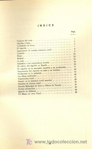 Libros de segunda mano: INDUSTRIA TEXTIL .............1957.......temas espa&ntilde;oles 312 - Foto 3