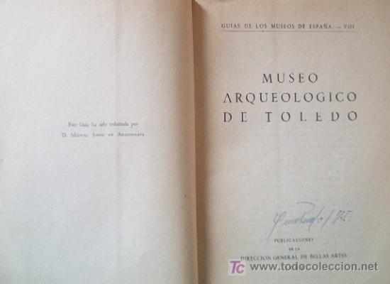Libros de segunda mano: MUSEO ARQUEOLOGICO DE TOLEDO - Foto 3
