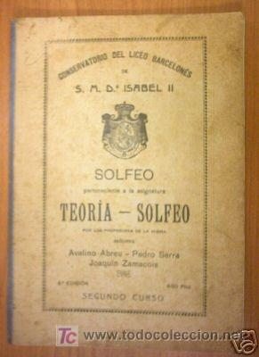 Libros de segunda mano: SOLFEO. CONSERVATORIO DEL LICEO BARCELONES.  2 &ordm; CURSO - Foto 1