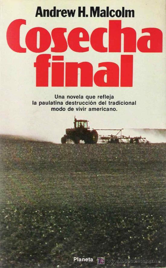 Libros de segunda mano: Cosecha final / Andrew H. Malcolm - Foto 1