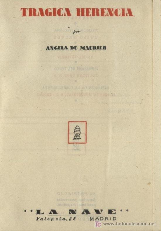 Libros de segunda mano: TRAGICA HERENCIA  (A/ PI- 072) - Foto 1