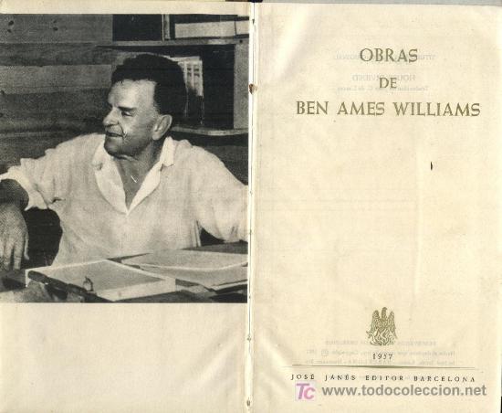 Libros de segunda mano: OBRAS DE BEN AMES WILLIAMS (A/ PI- 103) - Foto 1