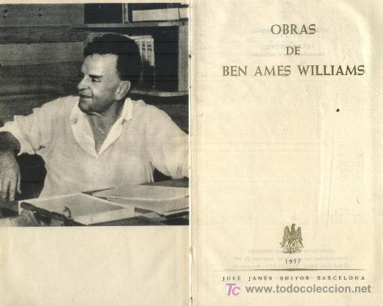 Libros de segunda mano: OBRAS DE BEN AMES WILLIAMS. (A/ PI- 137) - Foto 1