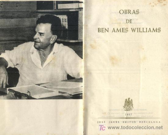 Libros de segunda mano: OBRAS DE BEN AMES WILLIAMS. 2 TOMOS (A/ PI- 157) - Foto 1