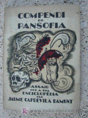Libros de segunda mano: COMPENDI DE PANSOFIA. ED. 1938 MATARO. JAUME CAPDEVILA - Foto 1