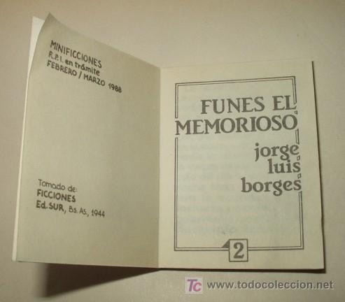 borges memorioso funes
