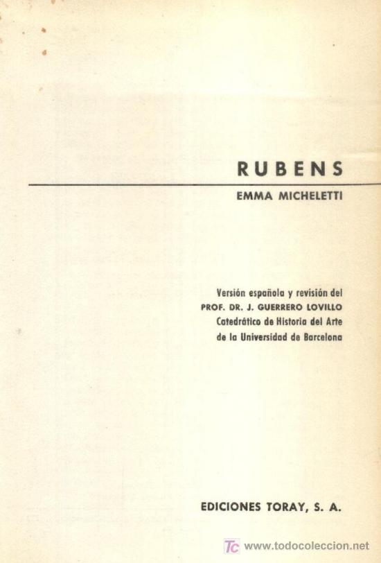 Libros de segunda mano: RUBENS  (A/ ART- 111) - Foto 1
