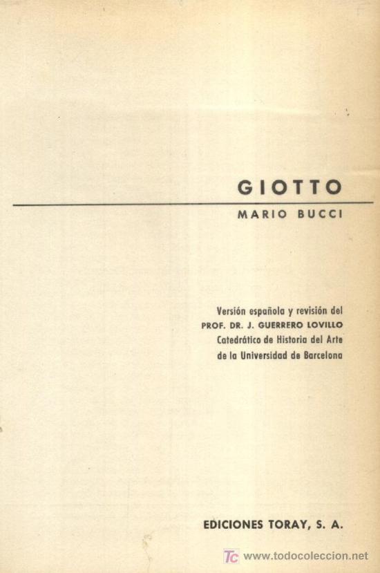 Libros de segunda mano: GIOTTO  (A/ ART- 123) - Foto 1