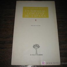 Libros de segunda mano: ENTORNO AL CONCEPTO DE ESPAÑA POR LUIS SANCHEZ ACESTA 1956