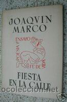 Libros de segunda mano: FIESTA EN LA CALLE. 1&ordf; ED. 1961. JOAQUIN MARCO. - Foto 1
