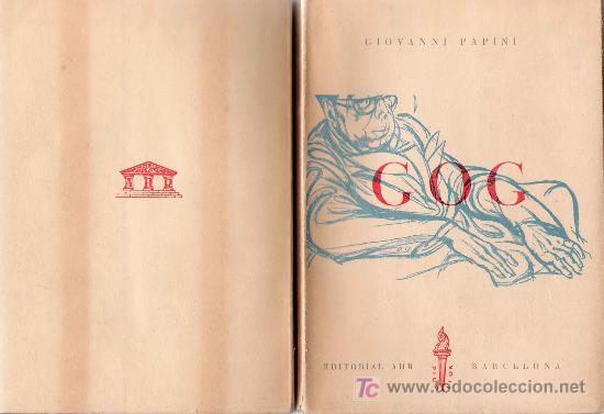 Libros de segunda mano: Gog / Giovanni Papini - 1957 - Foto 1