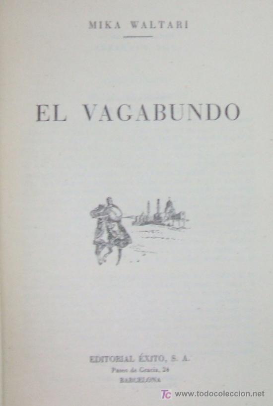 Libros de segunda mano: EL VAGABUNDO  (A/ NSF- 365) - Foto 1
