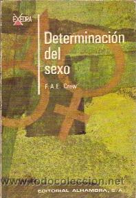Libri di seconda mano: DETERMINACION DEL SEXO (Madrid 1970)