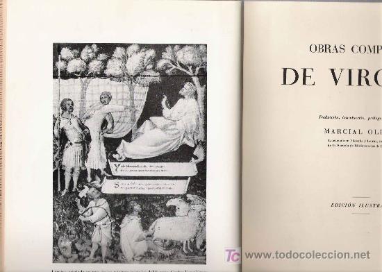 Libros de segunda mano: Obras completas de Virgilio ( edici&oacute;n ilustrada) - Foto 2