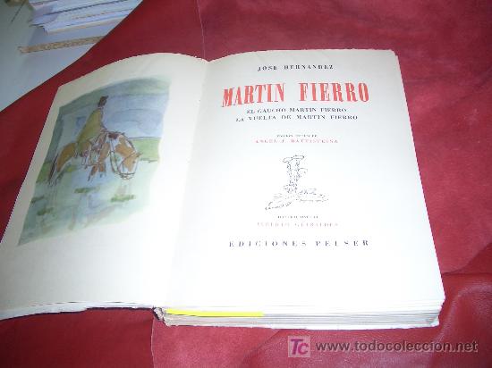 Libros de segunda mano: MARTIN FIERRO EL GAUCHO - Foto 3