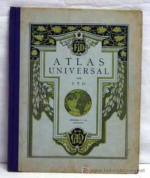 Libros de segunda mano: Atlas Universal por F.T.P - Foto 1