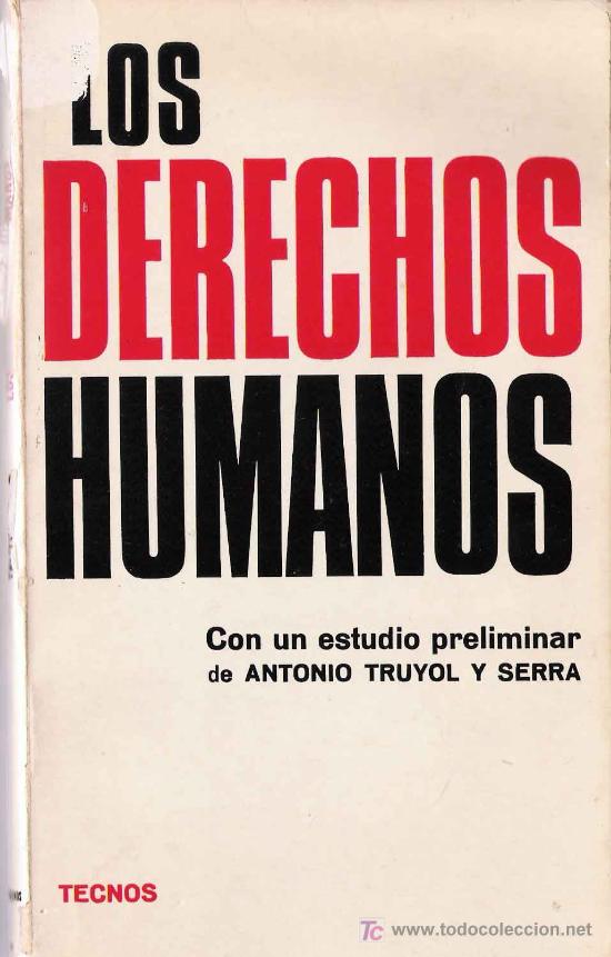 Libros de segunda mano: Los derechos humanos/ ... Antonio Truyol y Serra - Foto 1