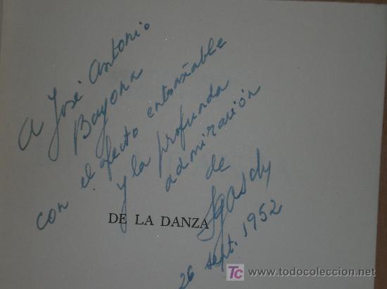 Libros de segunda mano: DE LA DANZA. - Foto 2