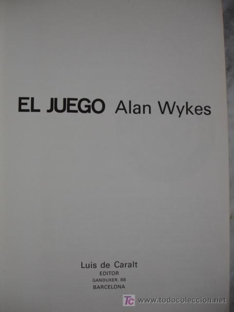 Libros de segunda mano: EL JUEGO,ALAN WYKES - Foto 1