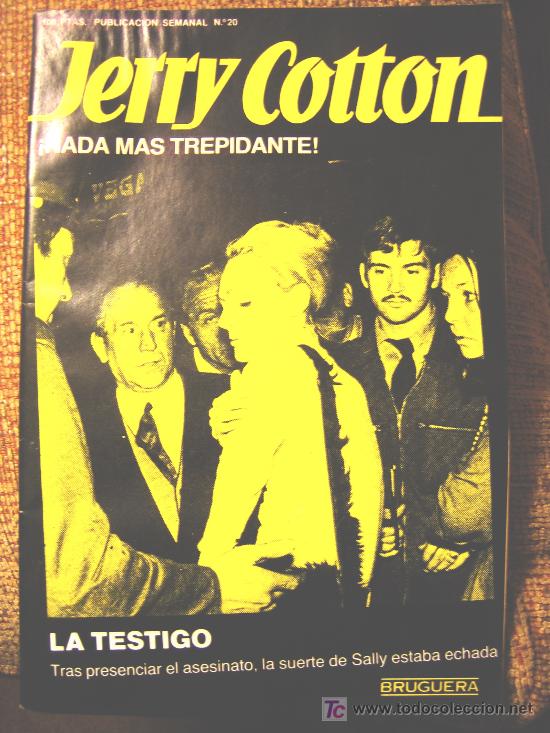 Libros de segunda mano: JERRY COTTON - LA TESTIGO - BRUGUERA N&ordm; 20. - Foto 1