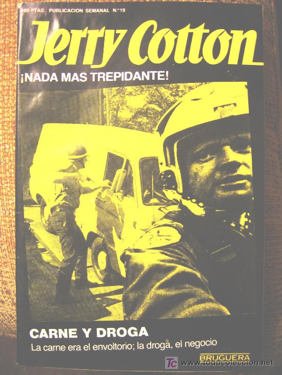 Libros de segunda mano: JERRY COTTON - CARNE Y DROGA - BRUGUERA N&ordm; 19 - Foto 1