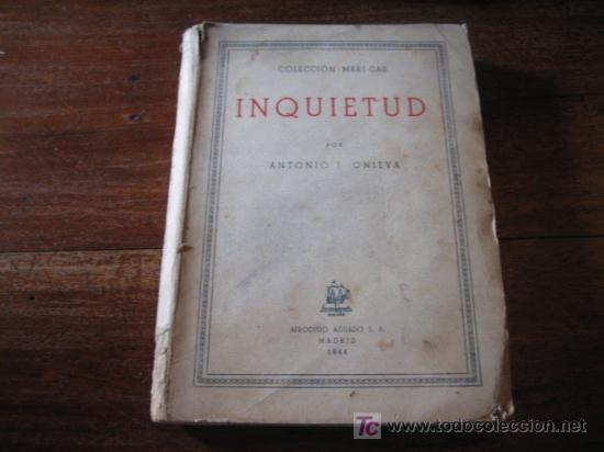 Libros de segunda mano: INQUIETUD - Foto 1