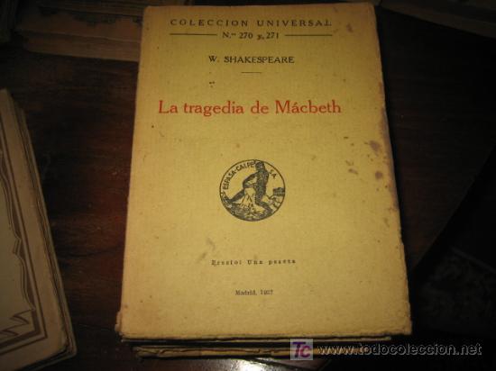 Libros de segunda mano: LA TRAGEDIA DE MACBETH - Foto 1