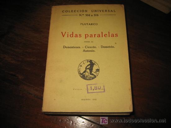 Libros de segunda mano: VIDAS PARALELAS TOMO IX - Foto 1
