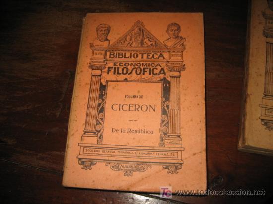 Libros de segunda mano: DE LA REPUBLICA