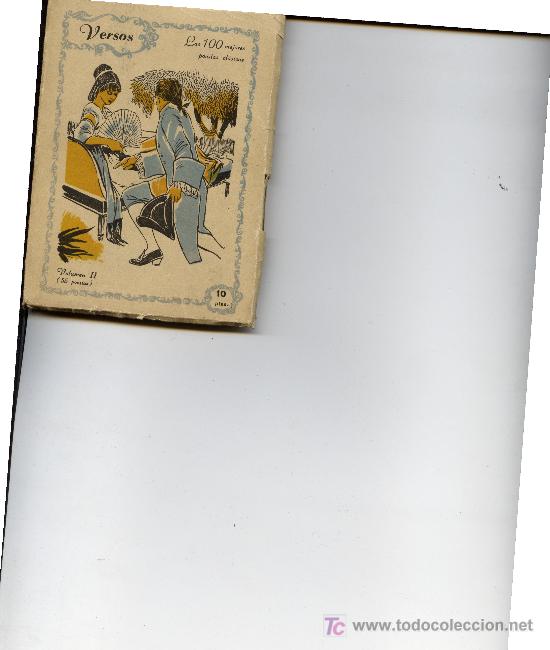 Libri di seconda mano: VERSOS LAS 100 MEJORES POESIAS CLASICAS Vol.II